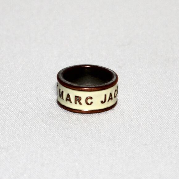 Marc Jacobs Logo Print Ring Size 6 - Picture 6 of 8